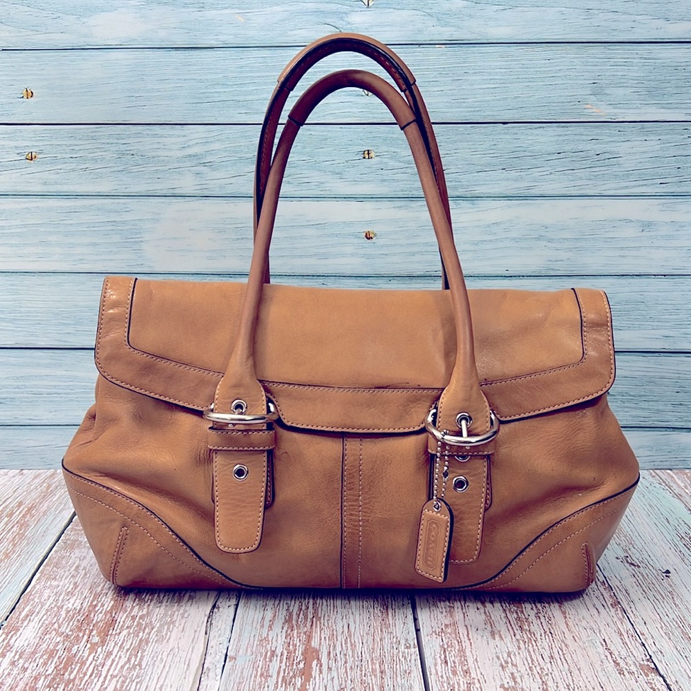 Coach Tan Leather Handbag